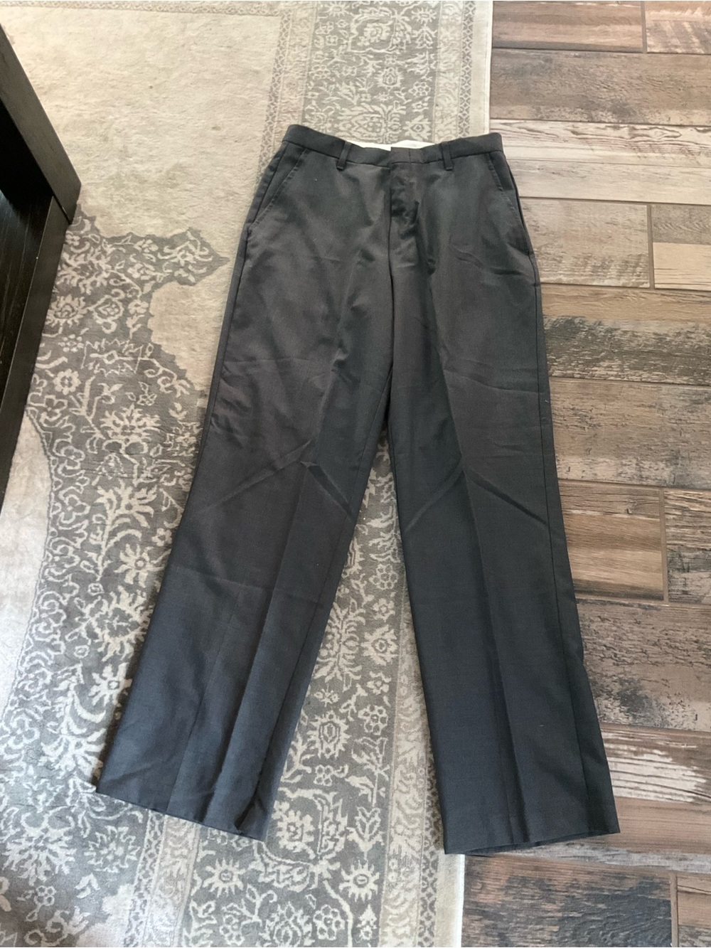 Chaps Boys Black Dress Pants - Straight Leg 18 Regular